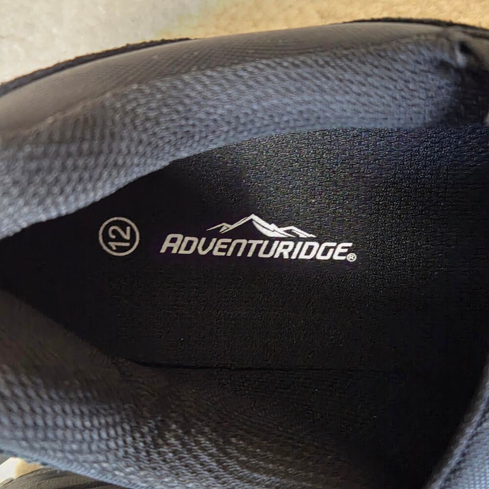 NWTB Men's Royal Class Adventuridge 12 Suede Slip On Memory Foam Shoes Black - Picture 10 of 13